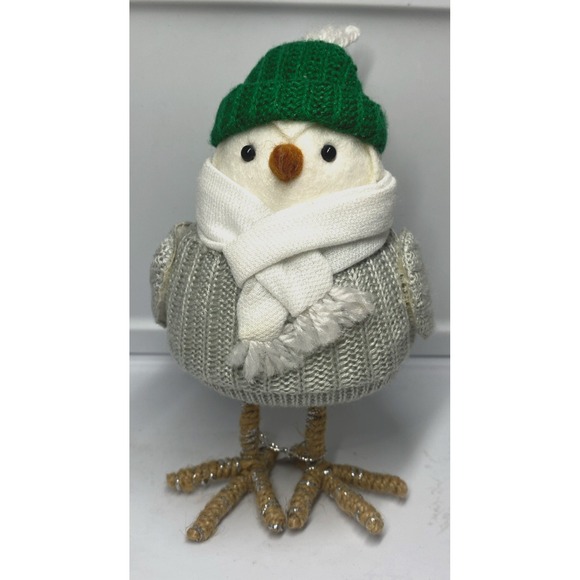 Target Wondershop 2018 Featherly Friends JUNIPER Christmas Fabric Bird Figurine‎ - Picture 1 of 10